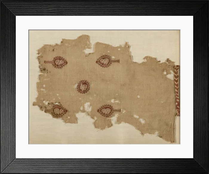 Framed Print : Fragment (Tunic), Egypt, Roman period (30 B. C. - 641 A. D. ), 5th / 6th century Framed Print : Fragment (Tunic), Egypt, Roman period (30 B. C. - 641 A. D. ), 5th / 6th century