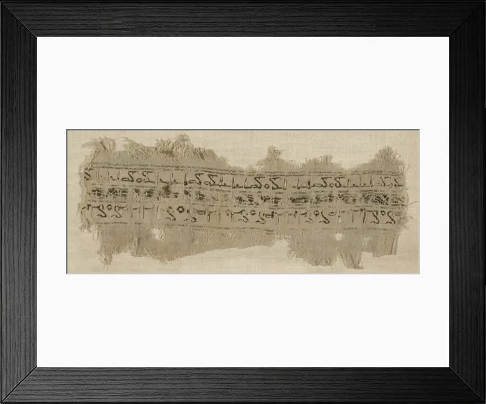 Framed Print : Fragment, Egypt, Fatimid period (969-1171). Creator: Unknown Framed Print : Fragment, Egypt, Fatimid period (969-1171). Creator: Unknown