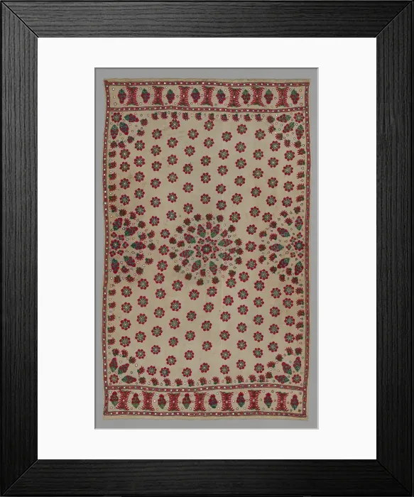 Framed Print : Cover, India, 19th century. Creator: Unknown Framed Print : Cover, India, 19th century. Creator: Unknown