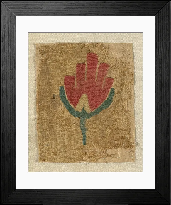 Framed Print : Fragment, Egypt, Roman period (30 B. C. - 641 A. D. ), 5th / 6th century. Creator: Unknown Framed Print : Fragment, Egypt, Roman period (30 B. C. - 641 A. D. ), 5th / 6th century. Creator: Unknown