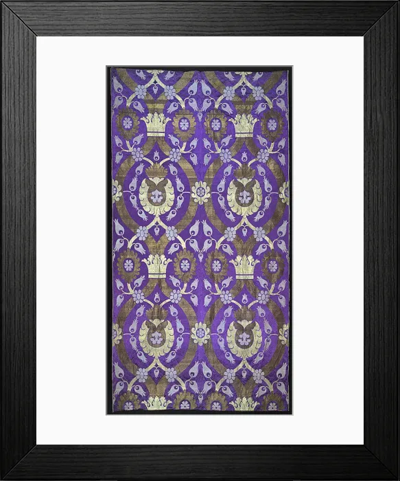 Framed Print : Panel (Furnishing Fabric), Scotland, 1885 / 90. Creator: Alexander Morton & Co Framed Print : Panel (Furnishing Fabric), Scotland, 1885 / 90. Creator: Alexander Morton & Co