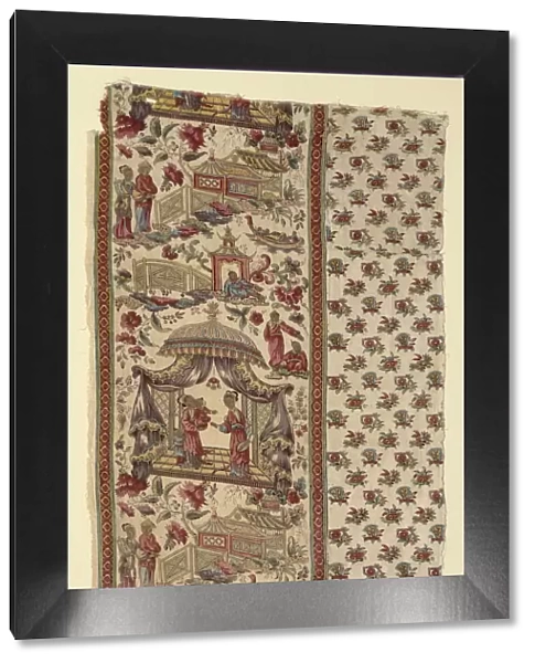 Fragment (Furnishing Fabric), England, c. 1806. Creator: Bannister Hall Print Works