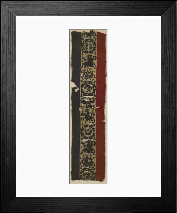 Framed Print : Fragment, Egypt, Roman period (30 B. C. - 641 A. D. ) / Arab period (641-969), 6th / 7th century Framed Print : Fragment, Egypt, Roman period (30 B. C. - 641 A. D. ) / Arab period (641-969), 6th / 7th century