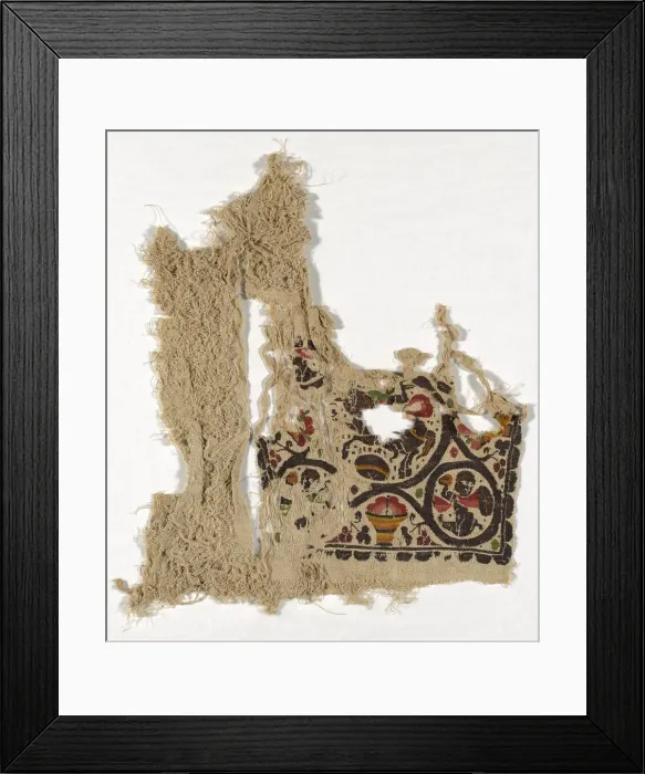Framed Print : Fragment, Egypt, Roman period (30 B. C. - 641 A. D. ) / Arab period (641-969 Framed Print : Fragment, Egypt, Roman period (30 B. C. - 641 A. D. ) / Arab period (641-969