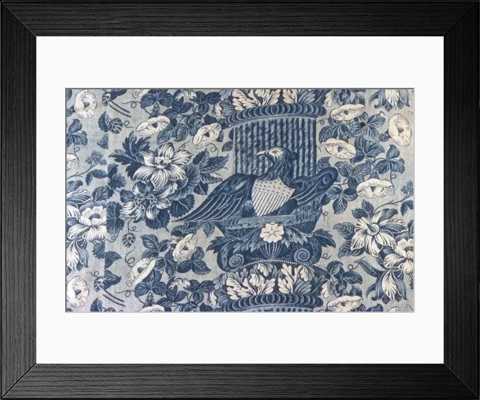 Framed Print : Panel (Furnishing Fabric), England, 1830 / 40. Creator: Unknown Framed Print : Panel (Furnishing Fabric), England, 1830 / 40. Creator: Unknown