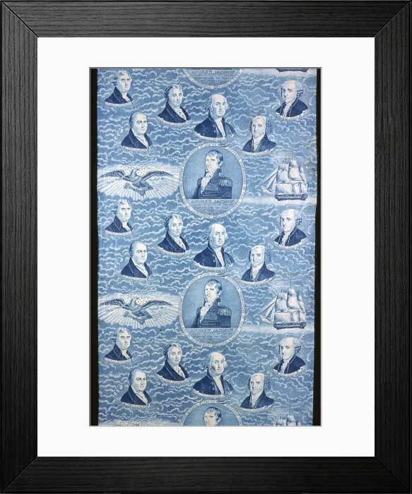 Framed Print : Panel (Furnishing Fabric), England, c. 1830. Creator: Unknown Framed Print : Panel (Furnishing Fabric), England, c. 1830. Creator: Unknown