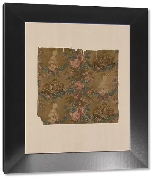 Fragment (Furnishing Fabric), England, 1837  /  38. Creator: Unknown