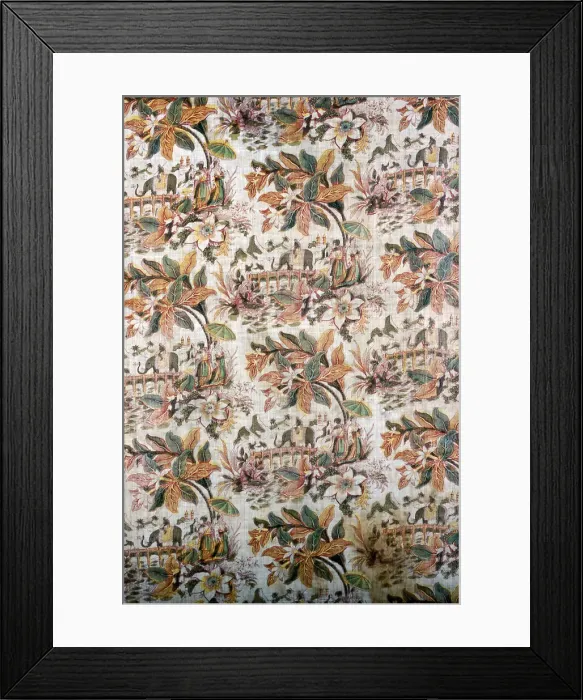 Framed Print : Panel (Furnishing Fabric), England, c. 1825. Creator: Unknown Framed Print : Panel (Furnishing Fabric), England, c. 1825. Creator: Unknown
