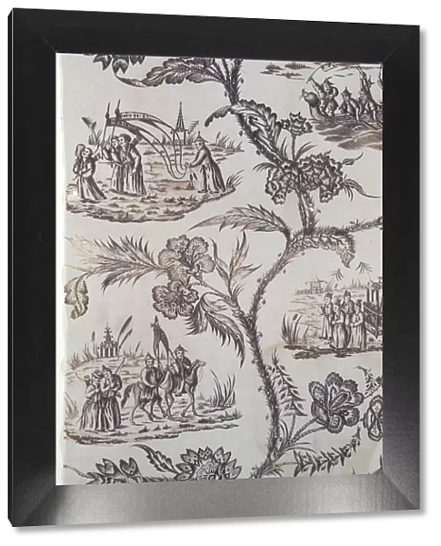 Panel (Furnishing Fabric), England, c. 1770  /  80. Creator: Unknown
