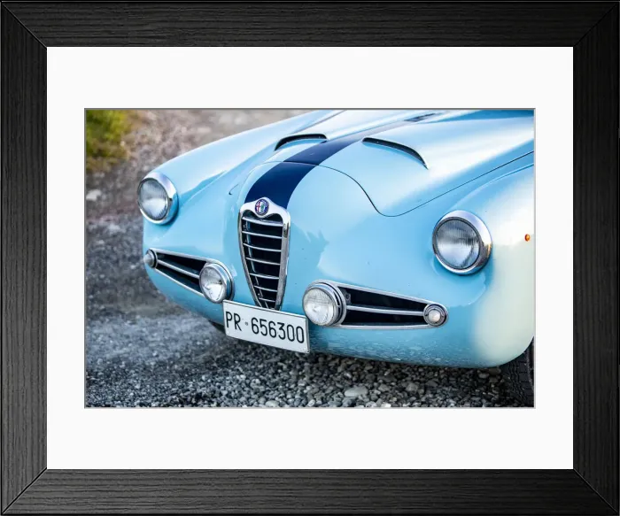 Framed Print : 1955 Alfa Romeo 1900 SZ coupe Zagato. Creator: Unknown Framed Print : 1955 Alfa Romeo 1900 SZ coupe Zagato. Creator: Unknown