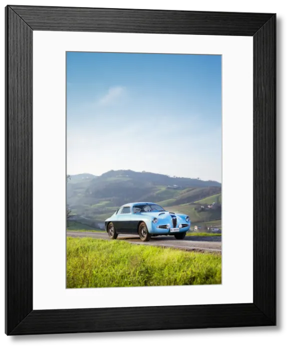 Framed Print : 1955 Alfa Romeo 1900 SZ coupe Zagato. Creator: Unknown Framed Print : 1955 Alfa Romeo 1900 SZ coupe Zagato. Creator: Unknown