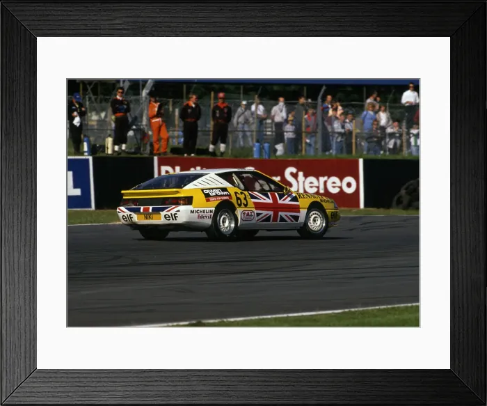 Framed Print : 1988 Renault Alpine GTA V6 Elf Turbo at Silverstone, Europa Cup round 4. Creator: Unknown Framed Print : 1988 Renault Alpine GTA V6 Elf Turbo at Silverstone, Europa Cup round 4. Creator: Unknown
