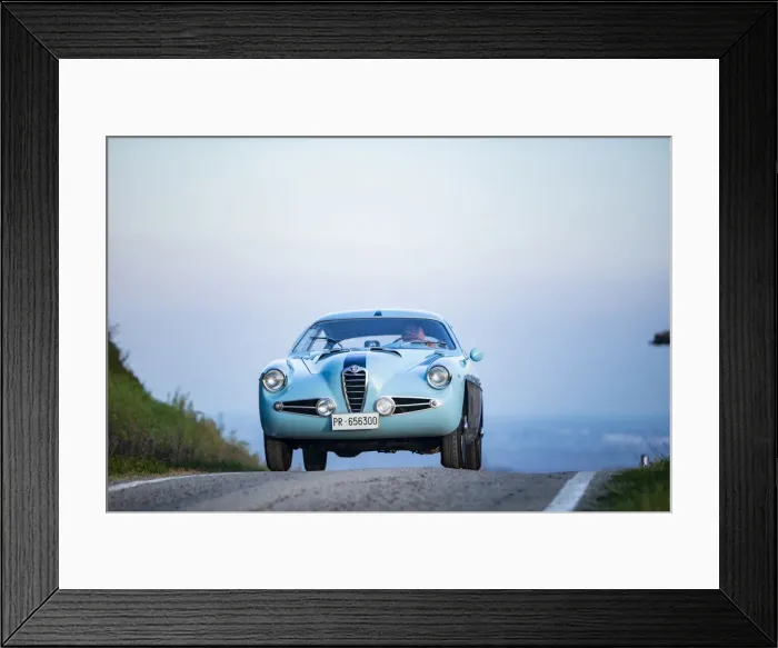 Framed Print : 1955 Alfa Romeo 1900 SZ coupe Zagato. Creator: Unknown Framed Print : 1955 Alfa Romeo 1900 SZ coupe Zagato. Creator: Unknown