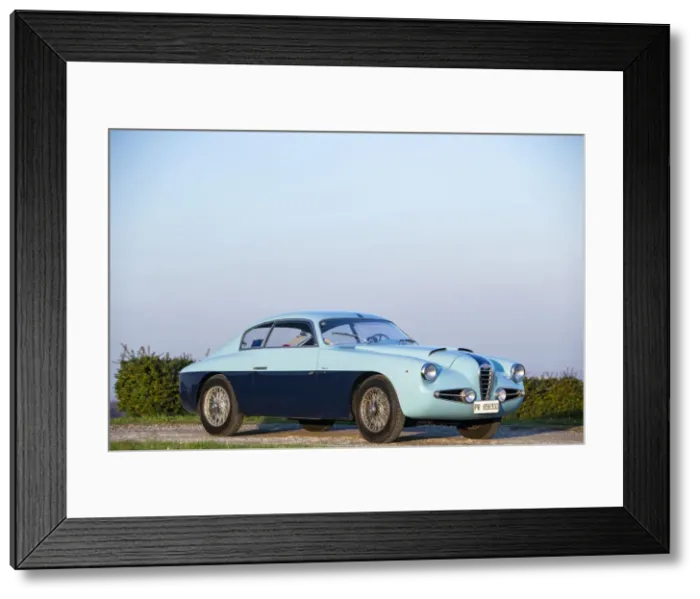 Framed Print : 1955 Alfa Romeo 1900 SZ coupe Zagato. Creator: Unknown Framed Print : 1955 Alfa Romeo 1900 SZ coupe Zagato. Creator: Unknown