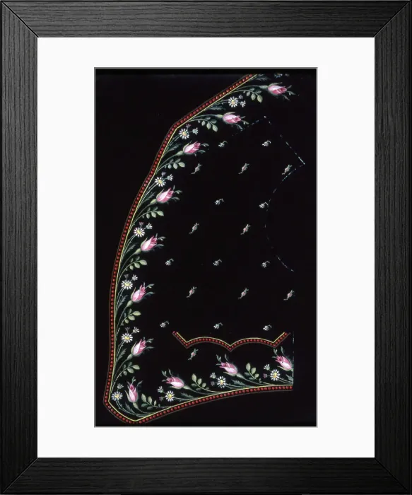 Framed Print : Waistcoat Design, England, 1830s / 40s. Creator: Unknown Framed Print : Waistcoat Design, England, 1830s / 40s. Creator: Unknown