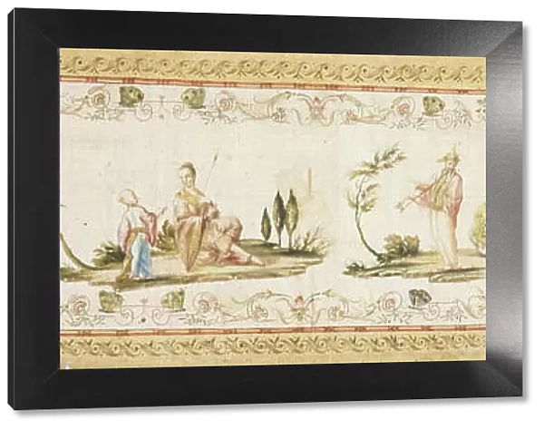 Panel (Furnishing Fabric), France, 1775  /  1800. Creator: Unknown