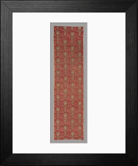 Framed Print : Eros (Furnishing Fabric), France, c. 1810. Creator: Unknown Framed Print : Eros (Furnishing Fabric), France, c. 1810. Creator: Unknown