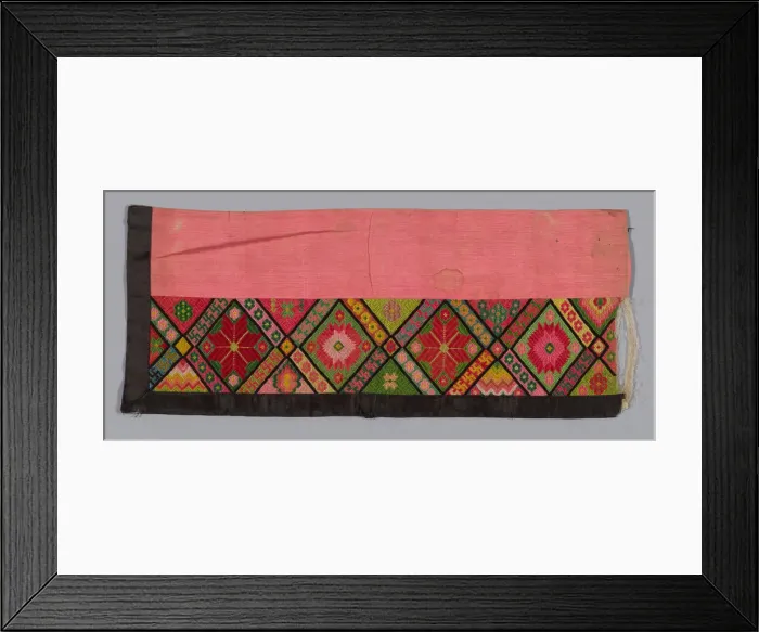 Framed Print : Trouser Band, China, Qing dynasty (1644-1911), 1875 / 1900. Creator: Unknown Framed Print : Trouser Band, China, Qing dynasty (1644-1911), 1875 / 1900. Creator: Unknown