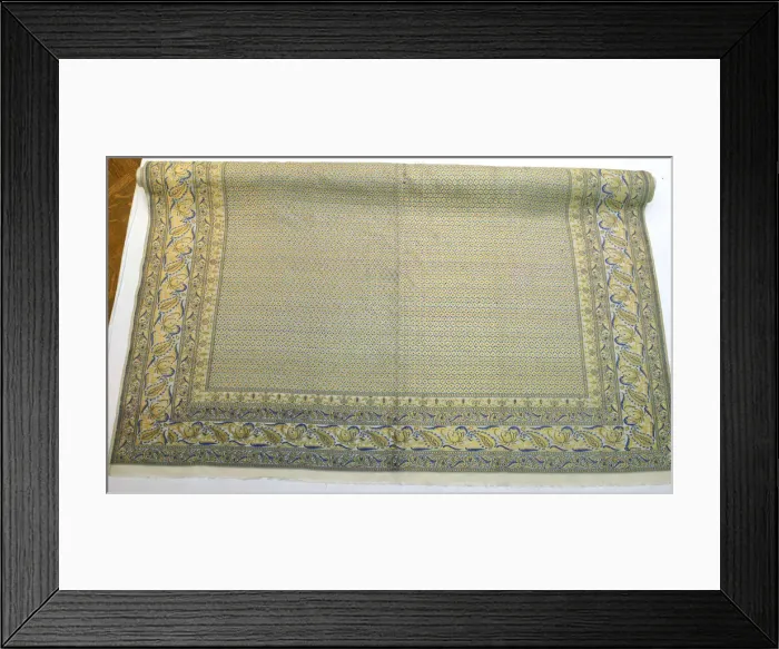 Framed Print : Spread or Cover, India, 19th century. Creator: Unknown Framed Print : Spread or Cover, India, 19th century. Creator: Unknown
