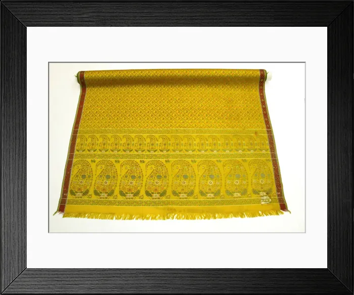 Framed Print : Sari, India, 1820. Creator: Unknown Framed Print : Sari, India, 1820. Creator: Unknown
