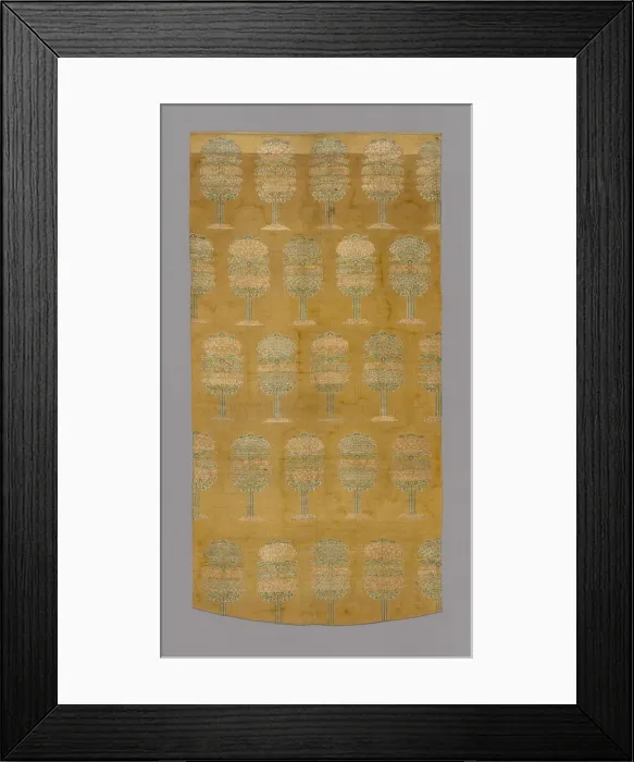 Framed Print : Panel (Furnishing Fabric), Iran, 1650 / 1700. Creator: Unknown Framed Print : Panel (Furnishing Fabric), Iran, 1650 / 1700. Creator: Unknown