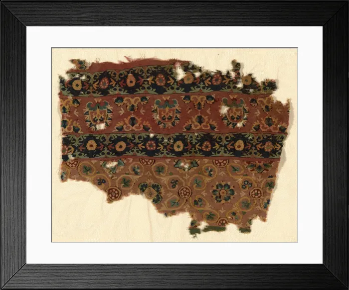 Framed Print : Fragment (Furnishing Fabric), Persia, Middle of the 8th century Framed Print : Fragment (Furnishing Fabric), Persia, Middle of the 8th century