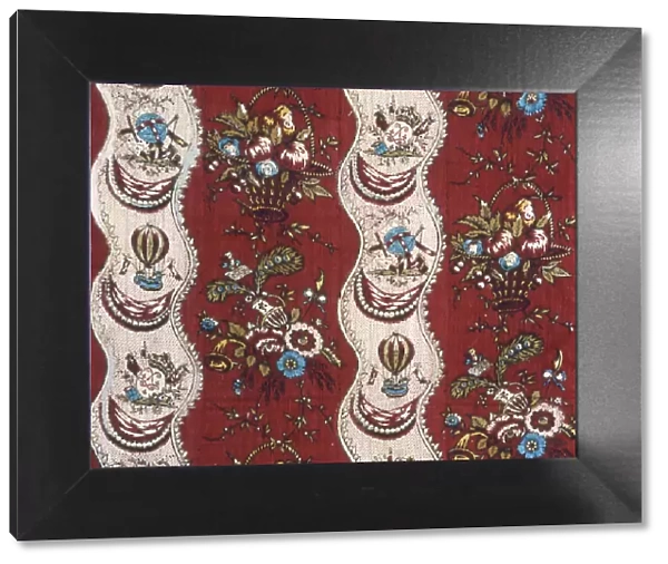 Panel (Furnishing Fabric), Nantes, c. 1785. Creator: Unknown