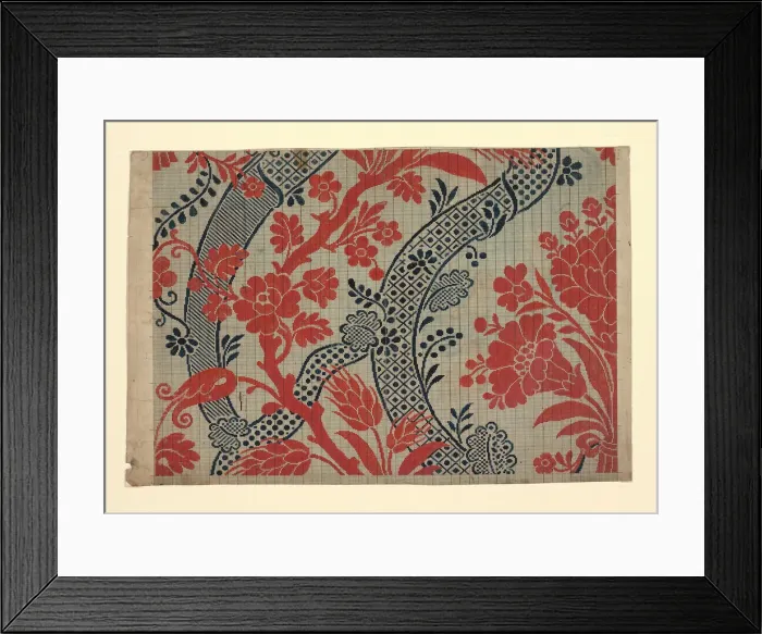 Framed Print : Mise-en-carte (Point-paper), France, 1775 / 1825. Creator: Unknown Framed Print : Mise-en-carte (Point-paper), France, 1775 / 1825. Creator: Unknown