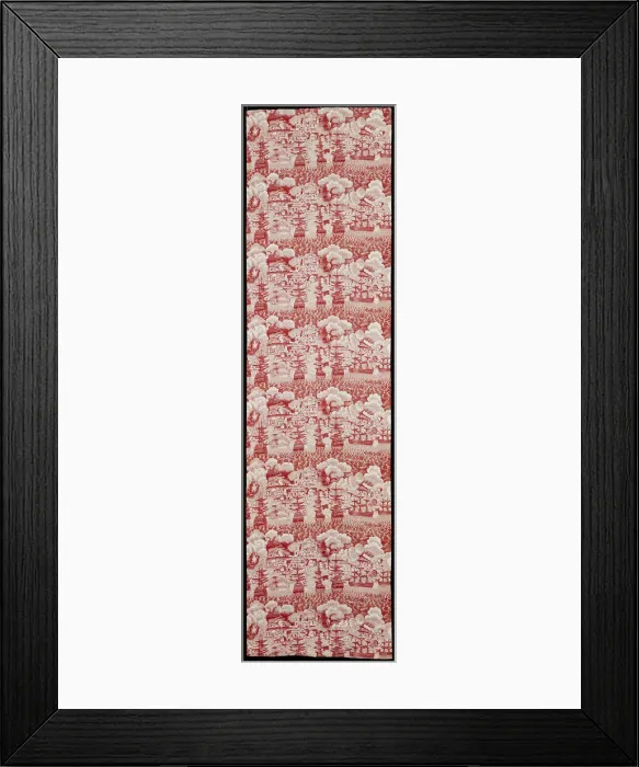 Framed Print : The Bombardment of Algiers (Furnishing Fabric), Great Britain, After 1816 Framed Print : The Bombardment of Algiers (Furnishing Fabric), Great Britain, After 1816