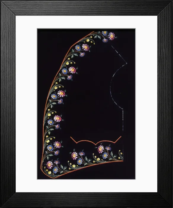 Framed Print : Waistcoat Design, England, 1830s / 40s. Creator: Unknown Framed Print : Waistcoat Design, England, 1830s / 40s. Creator: Unknown