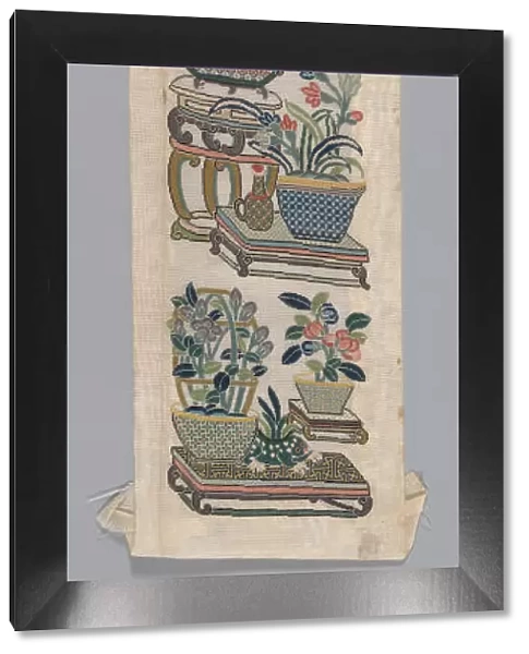 Sleeve Band, China, Qing dynasty (1644-1911), 1875  /  1900. Creator: Unknown