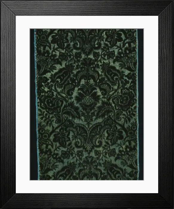 Framed Print : Panel (Furnishing Fabric), Flanders, c. 1700. Creator: Unknown Framed Print : Panel (Furnishing Fabric), Flanders, c. 1700. Creator: Unknown