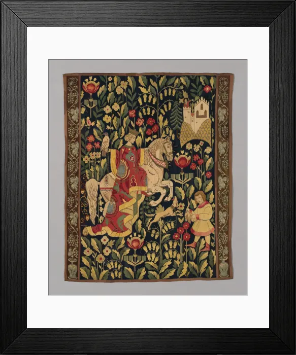 Framed Print : Tapestry, Hungary, 1904 / 1914. Creator: Unknown Framed Print : Tapestry, Hungary, 1904 / 1914. Creator: Unknown