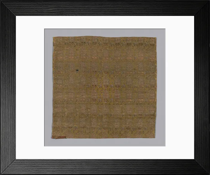 Framed Print : Panel (Furnishing Fabric), Iran, 1801 / 25. Creator: Unknown Framed Print : Panel (Furnishing Fabric), Iran, 1801 / 25. Creator: Unknown