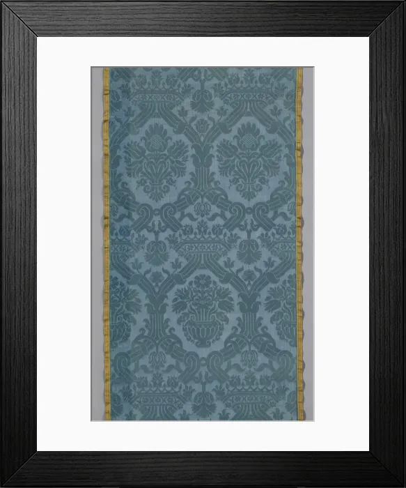 Framed Print : Panel (Furnishing Fabric), Italy, c. 1600. Creator: Unknown Framed Print : Panel (Furnishing Fabric), Italy, c. 1600. Creator: Unknown