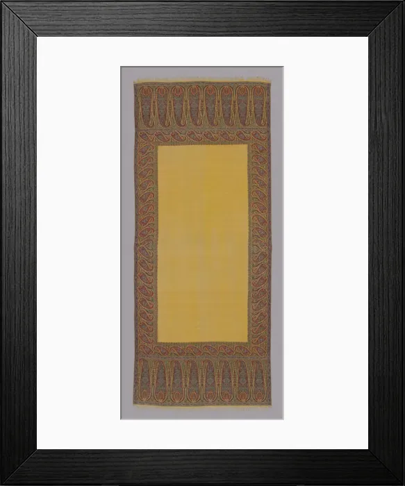 Framed Print : Shawl, India, 1825 / 35. Creator: Unknown Framed Print : Shawl, India, 1825 / 35. Creator: Unknown