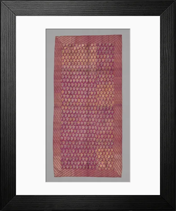 Framed Print : Sari, India, Late 19th century. Creator: Unknown Framed Print : Sari, India, Late 19th century. Creator: Unknown