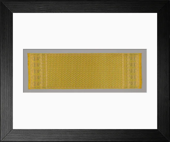 Framed Print : Sari, India, Late 19th century. Creator: Unknown Framed Print : Sari, India, Late 19th century. Creator: Unknown