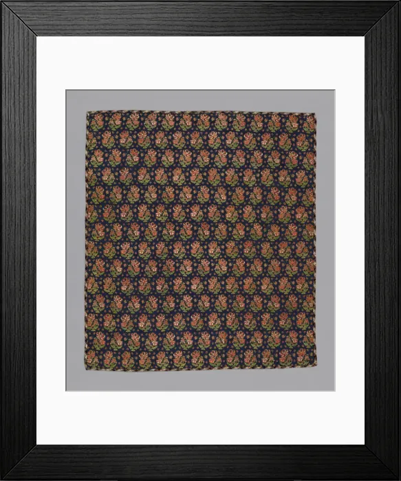 Framed Print : Cover (Furnishing Fabric), Iran, 19th century. Creator: Unknown Framed Print : Cover (Furnishing Fabric), Iran, 19th century. Creator: Unknown