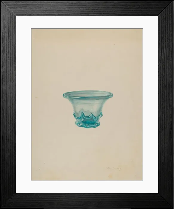 Framed Print : Bowl, c. 1940. Creator: Van Silvay Framed Print : Bowl, c. 1940. Creator: Van Silvay