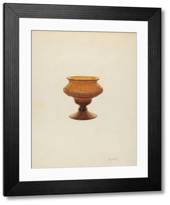 Framed Print : Salt Cup, c. 1940. Creator: Van Silvay Framed Print : Salt Cup, c. 1940. Creator: Van Silvay