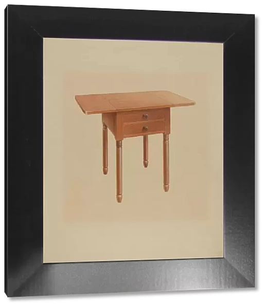 Shaker Table, c. 1938. Creator: Alfred H. Smith