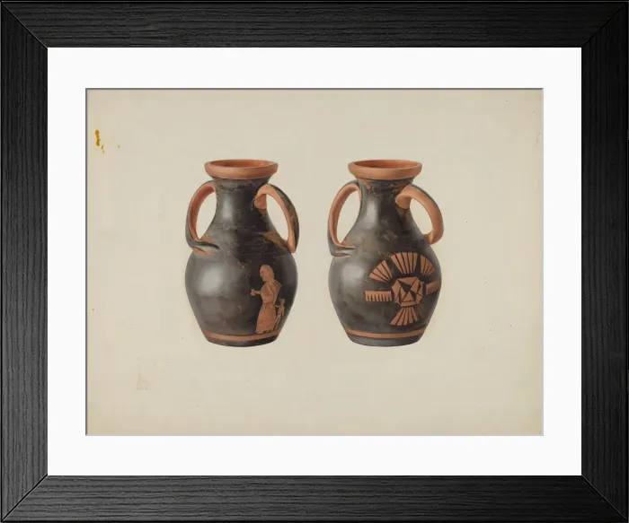 Framed Print : Vase, 1939. Creator: Alfred H. Smith Framed Print : Vase, 1939. Creator: Alfred H. Smith