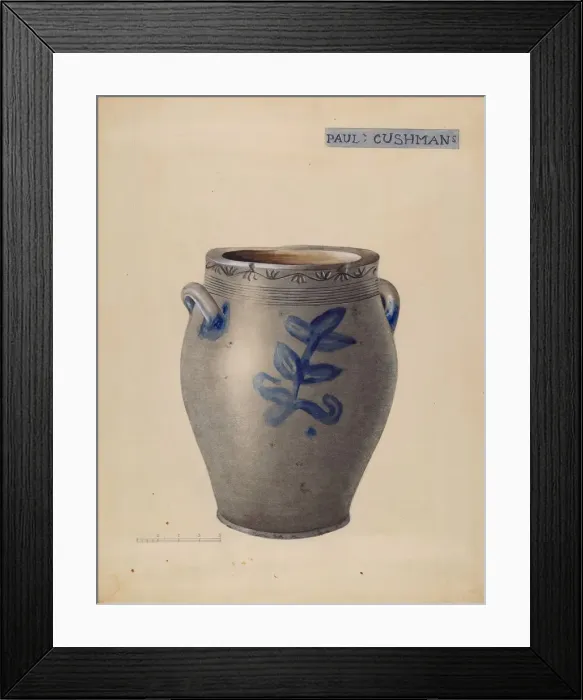 Framed Print : Crock, c. 1937. Creator: Charlotte Sperber Framed Print : Crock, c. 1937. Creator: Charlotte Sperber