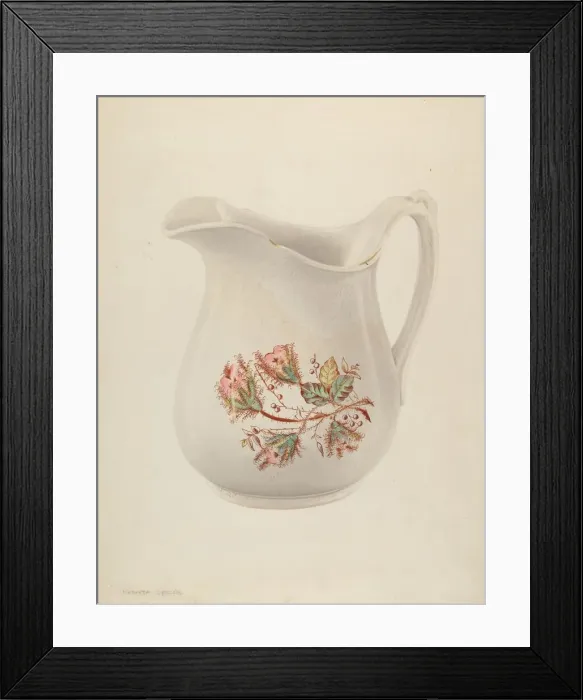 Framed Print : Pitcher, c. 1939. Creator: Roberta Spicer Framed Print : Pitcher, c. 1939. Creator: Roberta Spicer