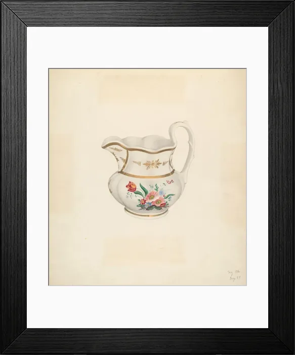 Framed Print : Pitcher, c. 1938. Creator: Roberta Spicer Framed Print : Pitcher, c. 1938. Creator: Roberta Spicer