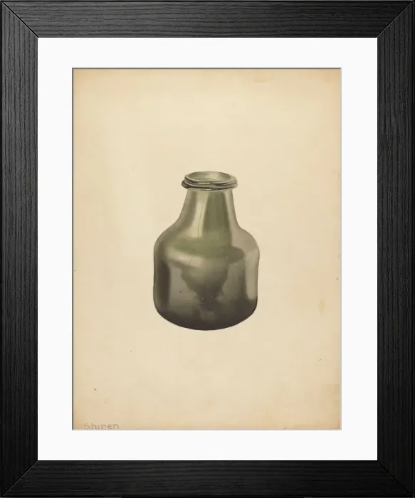 Framed Print : Jar, c. 1940. Creator: Alvin Shiren Framed Print : Jar, c. 1940. Creator: Alvin Shiren