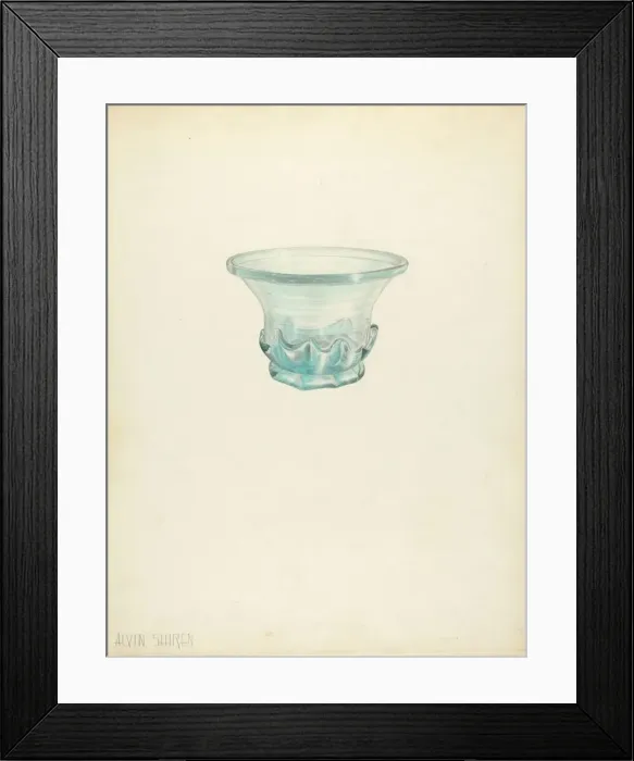 Framed Print : Bowl, c. 1940. Creator: Alvin Shiren Framed Print : Bowl, c. 1940. Creator: Alvin Shiren