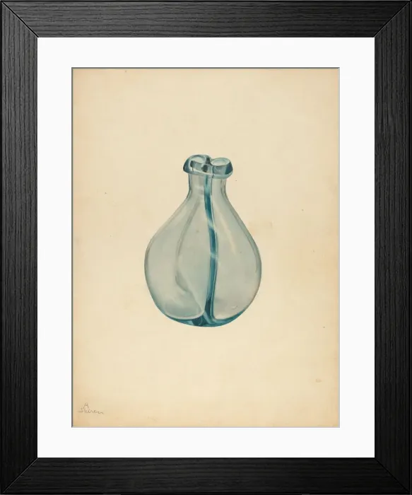 Framed Print : Blown Glass, 1935 / 1942. Creator: Alvin Shiren Framed Print : Blown Glass, 1935 / 1942. Creator: Alvin Shiren