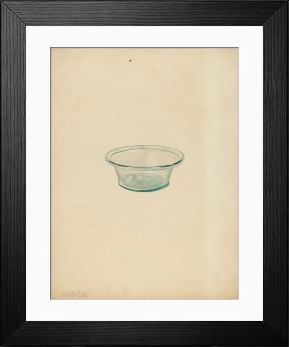 Framed Print : Blown Glass, c. 1937. Creator: Alvin Shiren Framed Print : Blown Glass, c. 1937. Creator: Alvin Shiren